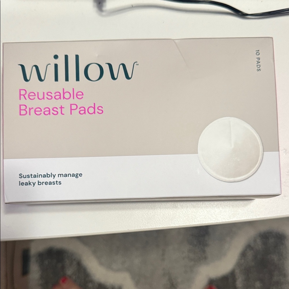 Willow Reusable Breast Pads - White